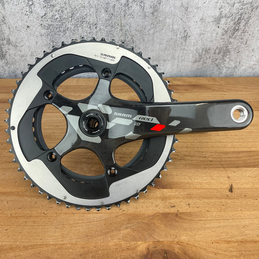 Sram Red 22 172.5mm Carbon Crankset 53/39t 11-Speed 130BCD BB30 Spindle 551g