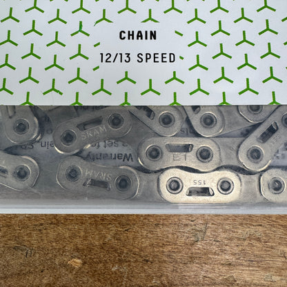 New! SRAM Rival AXS E1 12/13-Speed 126-links Silver Bike Chain MSRP $55