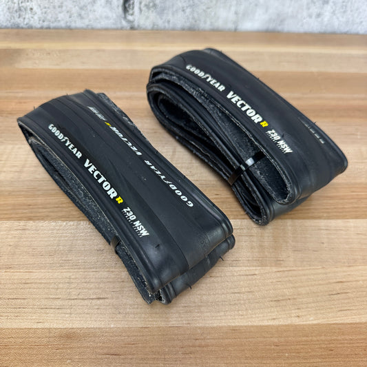 New Takeoff! Pair Goodyear Vector R Z30 NSW 700c x 30mm Tubeless Tires