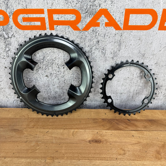 Low Mile! Shimano Fits Dura Ace R9100 50/34t 4-Bolt 11-Speed Bike Chainring Set