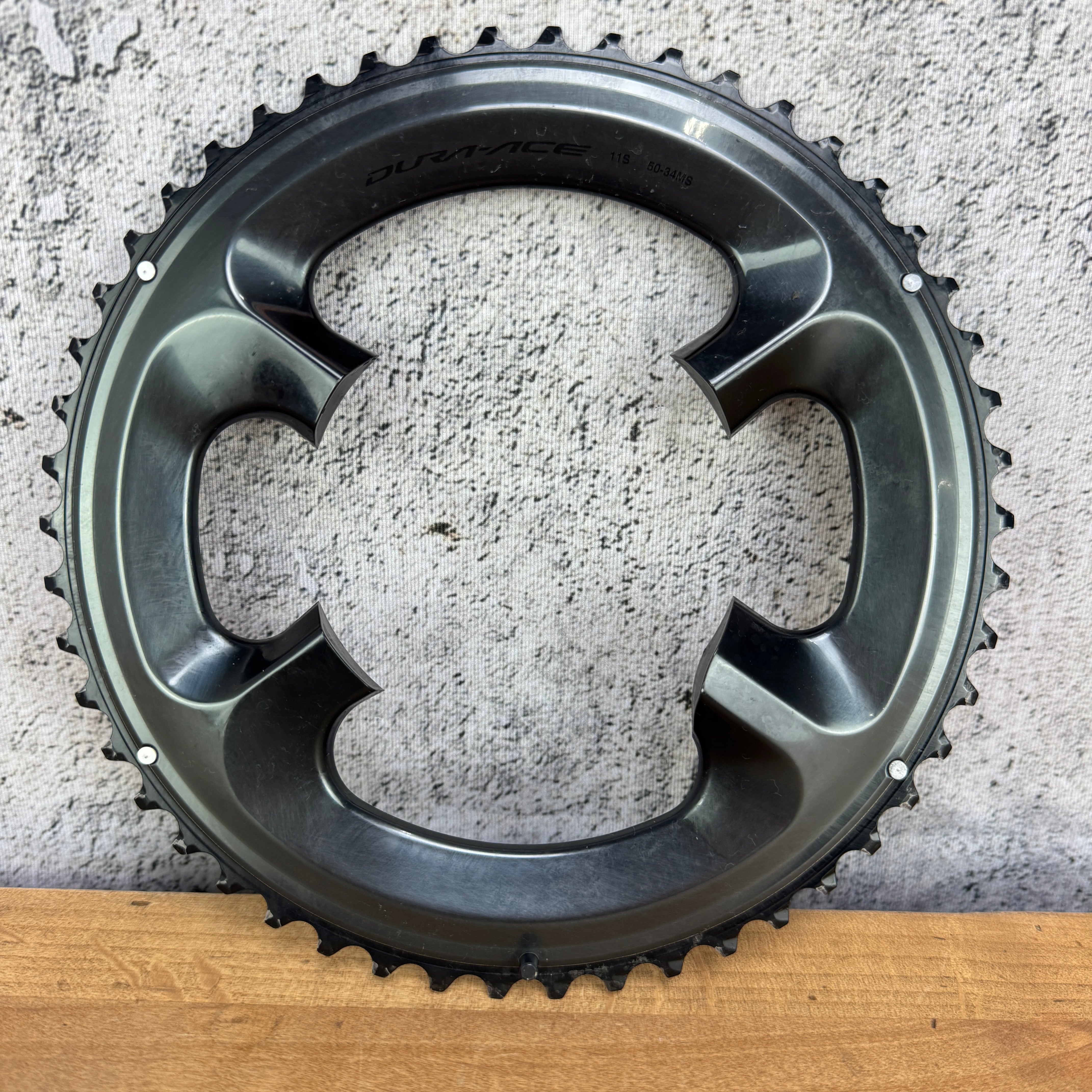 DURA-ACEr9100 デュラエース 50-34T Low Mile! Shimano Fits Dura Ace R9100 50/34t 4-Bolt 11-Speed