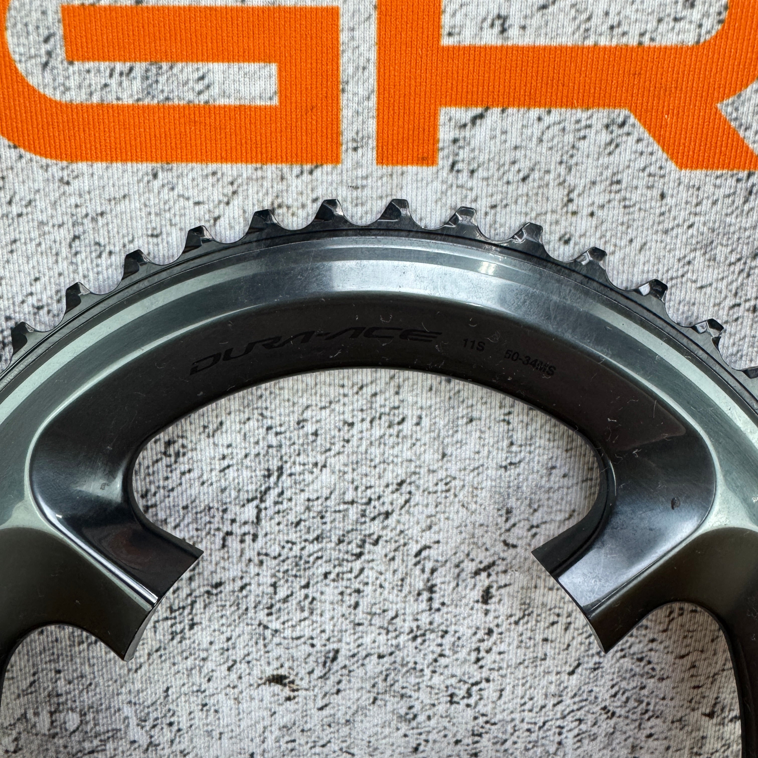 Low Mile! Shimano Fits Dura Ace R9100 50/34t 4-Bolt 11-Speed