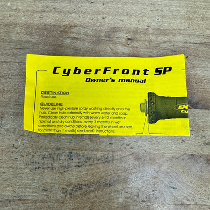 New! Extralite CyberFront 20h 100mm Quick Release Rim Brake Bike Front Hub 48g