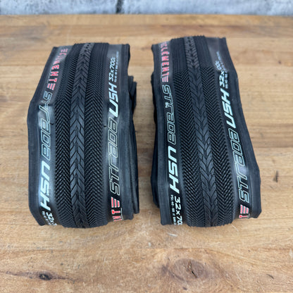 New! Pair Clemente Strada USH 700c x 32mm Tubeless Bike Tires