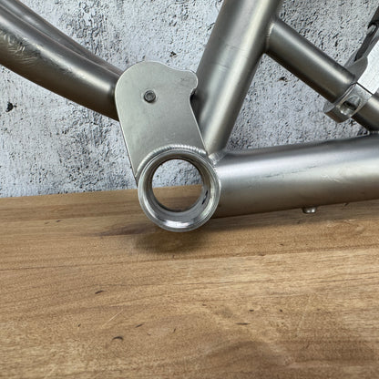 1997 Moots Mootaineer Full Suspension Medium Titanium Frameset 26" + Fox