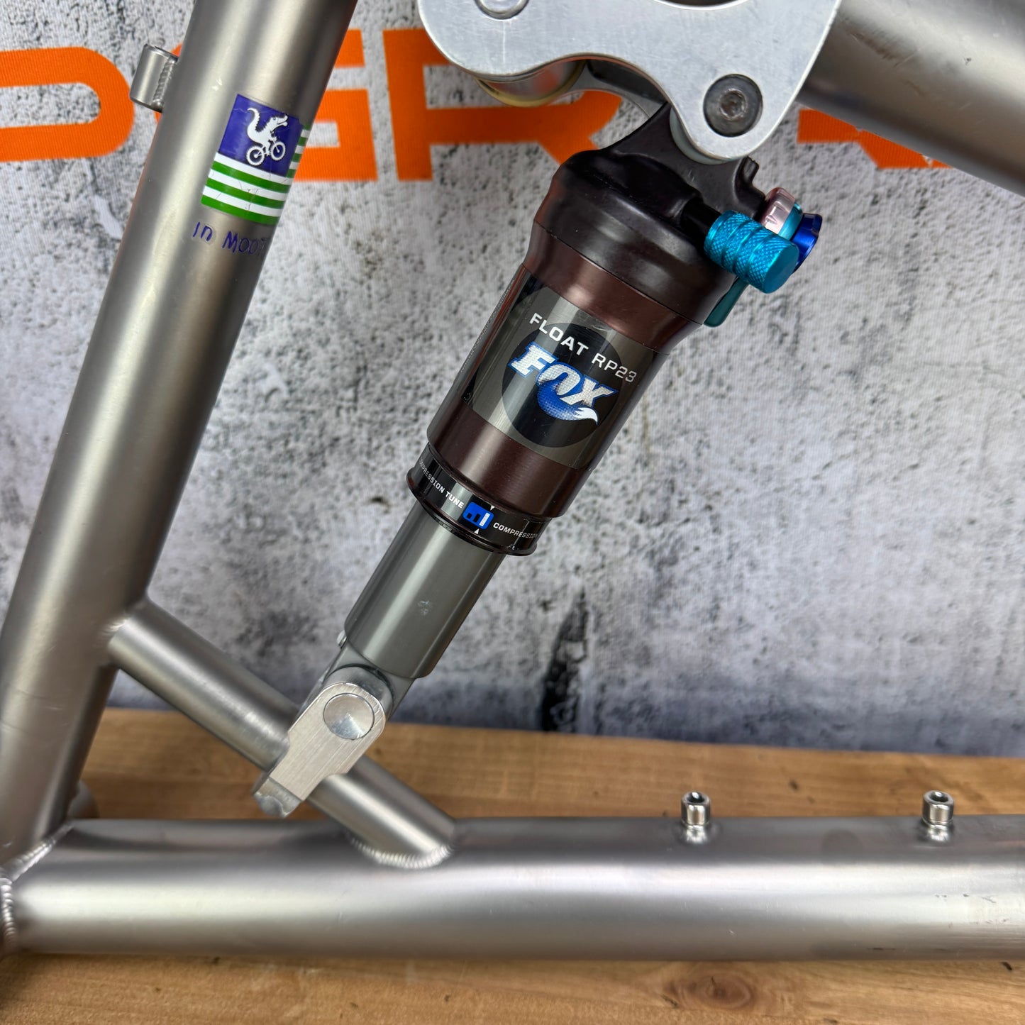 1997 Moots Mootaineer Full Suspension Medium Titanium Frameset 26" + Fox