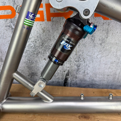 1997 Moots Mootaineer Full Suspension Medium Titanium Frameset 26" + Fox