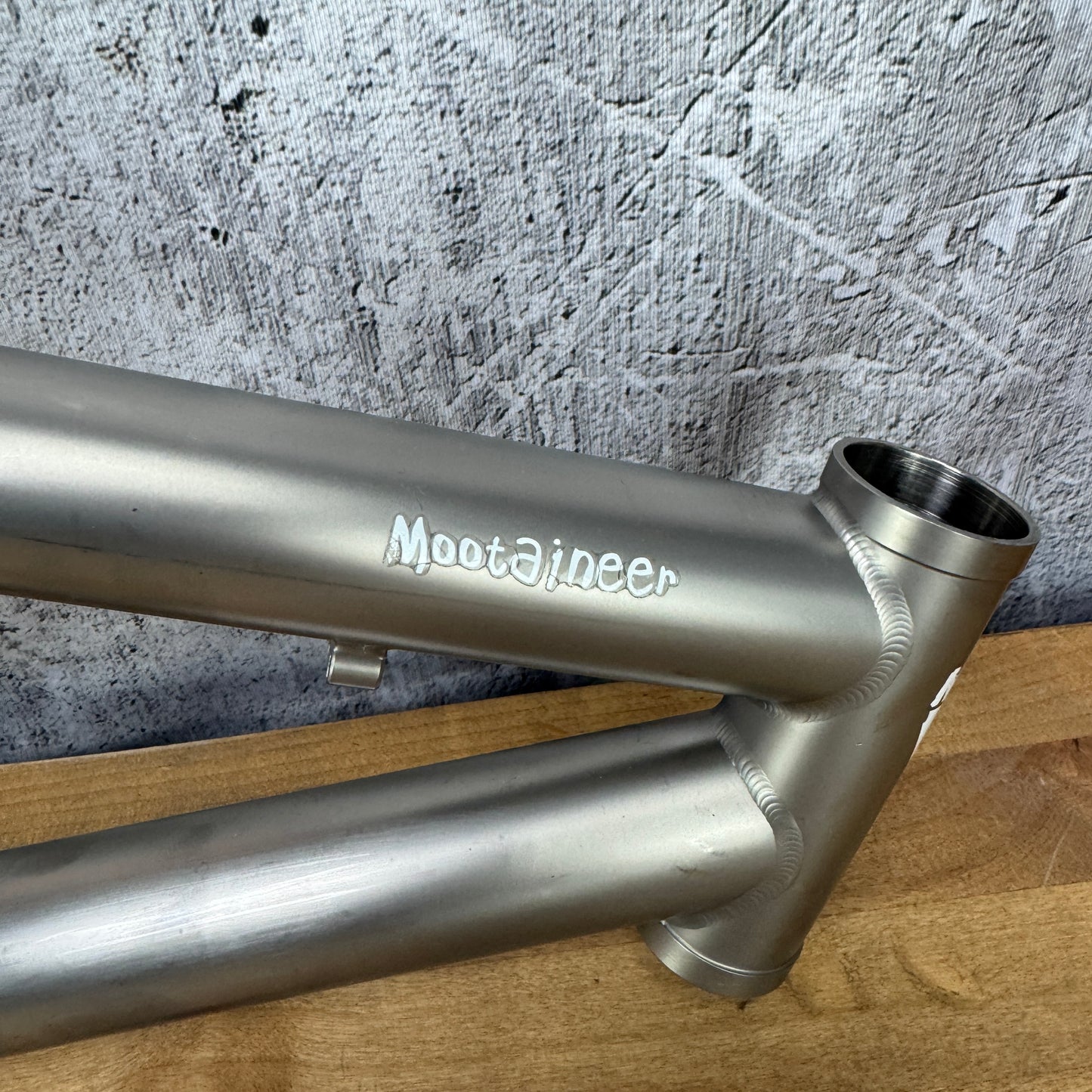 1997 Moots Mootaineer Full Suspension Medium Titanium Frameset 26" + Fox