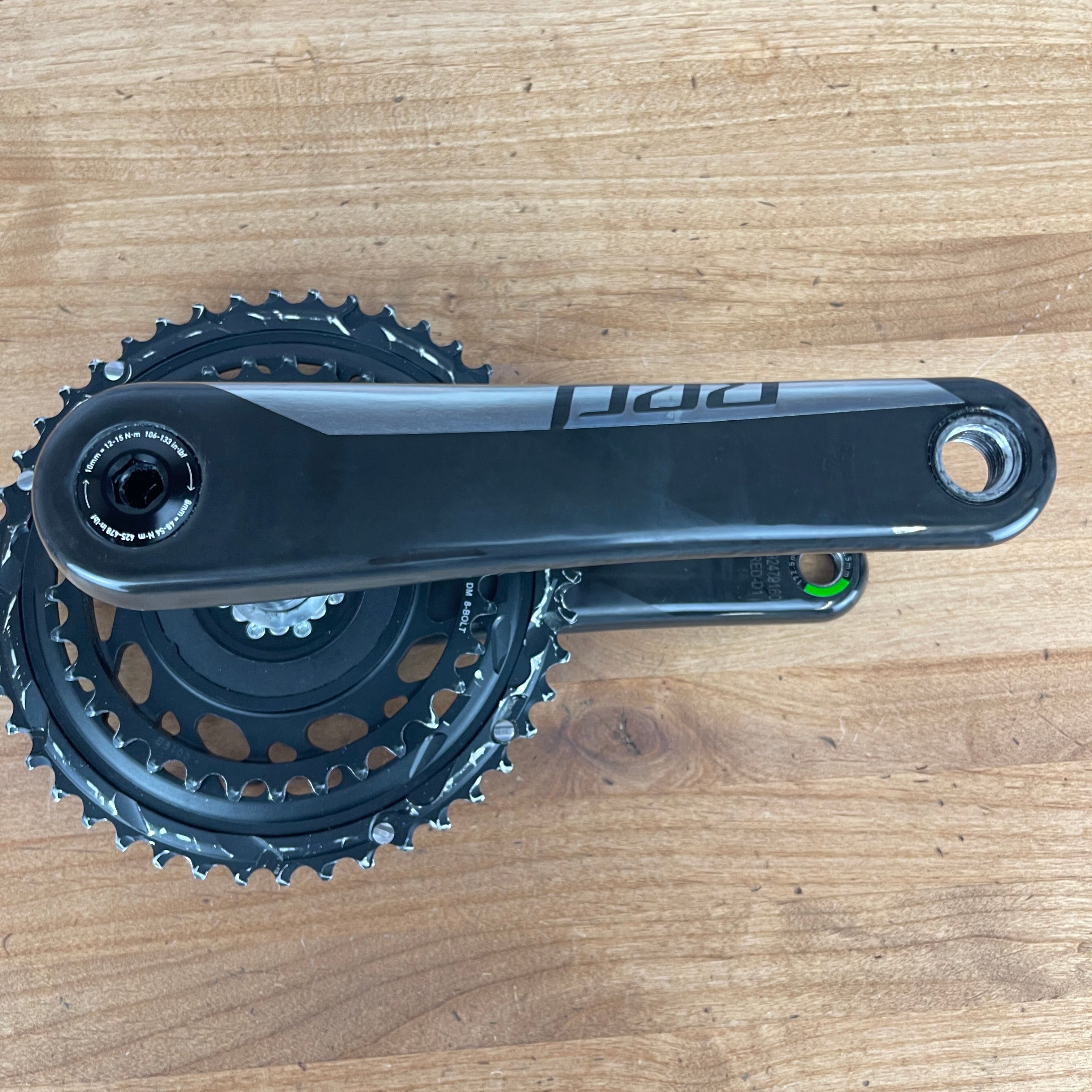 SRAM Red AXS .5mm Carbon t  Speed Road Bike Crankset GXP