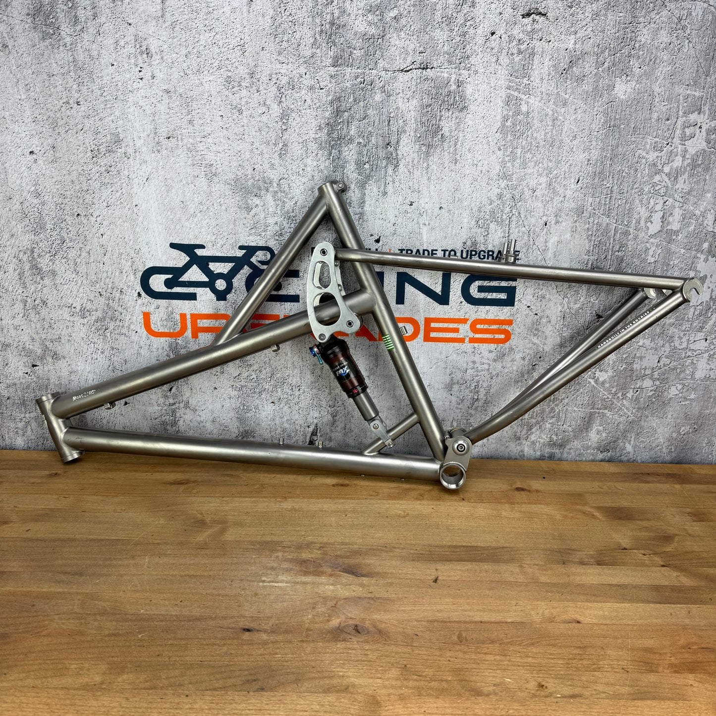 1997 Moots Mootaineer Full Suspension Medium Titanium Frameset 26" + Fox