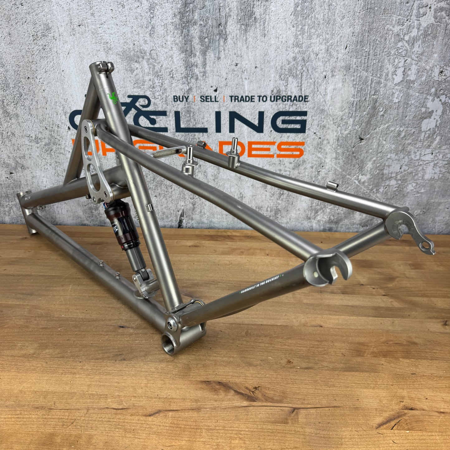 1997 Moots Mootaineer Full Suspension Medium Titanium Frameset 26" + Fox