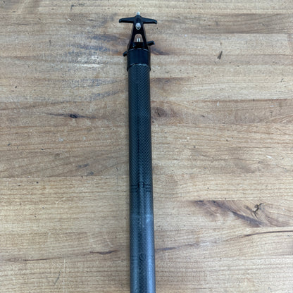 Woodman Carbo DX Carbon 31.6mm x 350mm 25mm Setback Bike Seatpost 155g