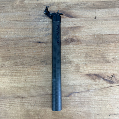 Woodman Carbo DX Carbon 31.6mm x 350mm 25mm Setback Bike Seatpost 155g