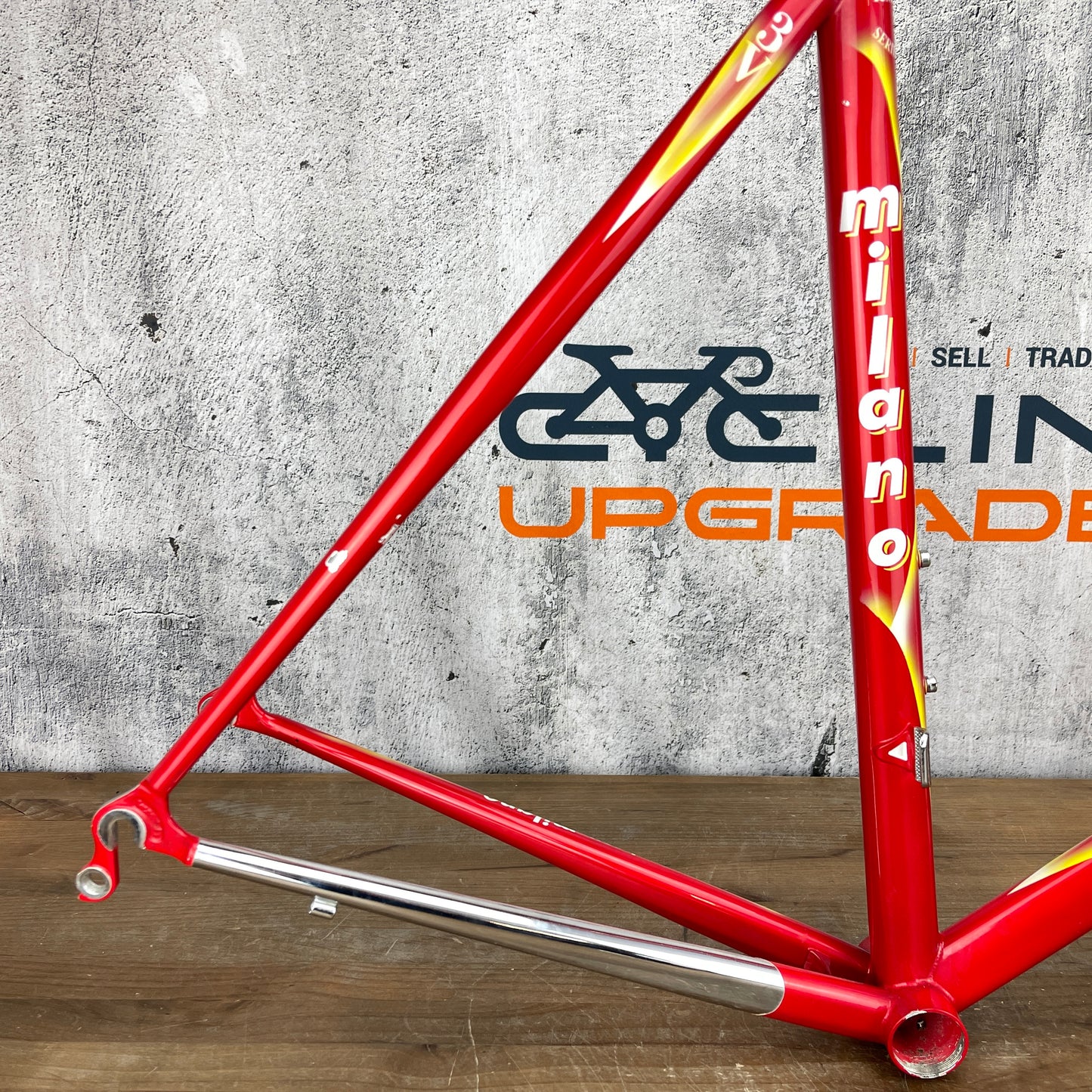 New! Milano 3V Wing TIG Red 55cm Rim Brake Steel Road Bike Frameset 700c