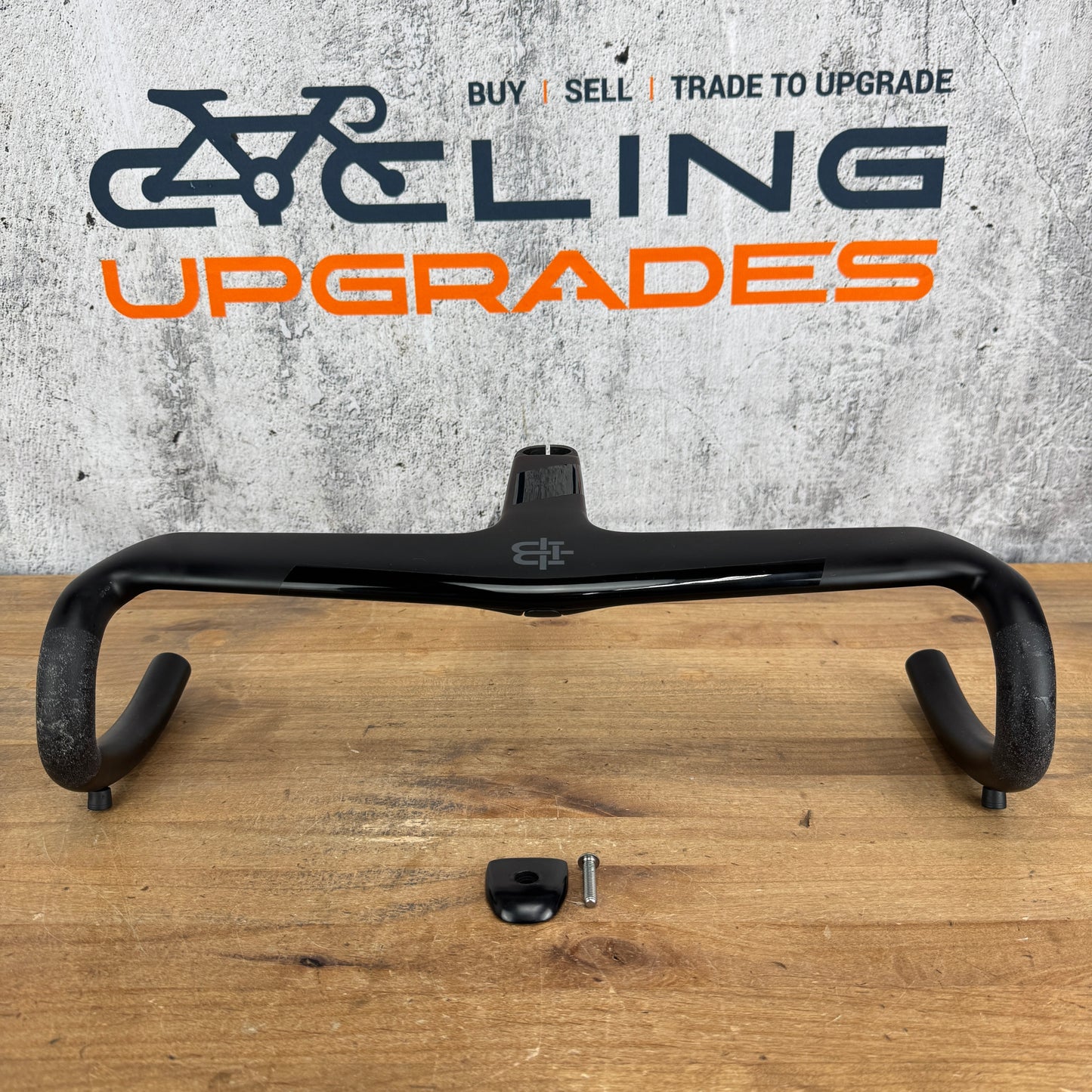 Mint! Black Inc Aero Barstem 42cm Carbon Internal Routing Integrated Handlebar