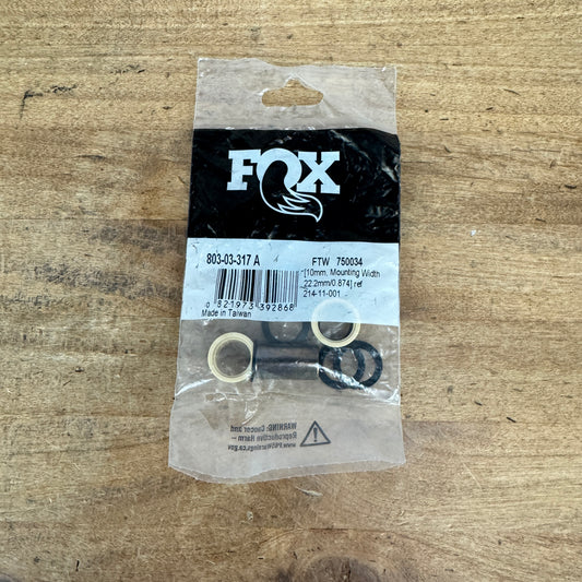 Fox 803-03-317 Rear Shock Mounting Hardware 10mm x 22.2mm