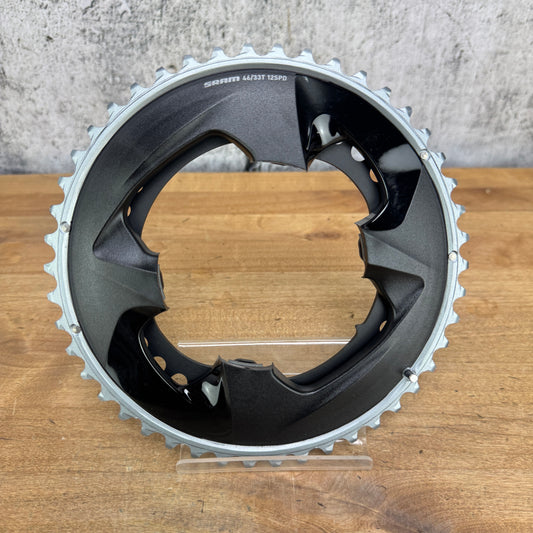 New! SRAM Force AXS 46/33t 12-Speed 107mm 4-Bolt Chainring Set 181g MSRP $165