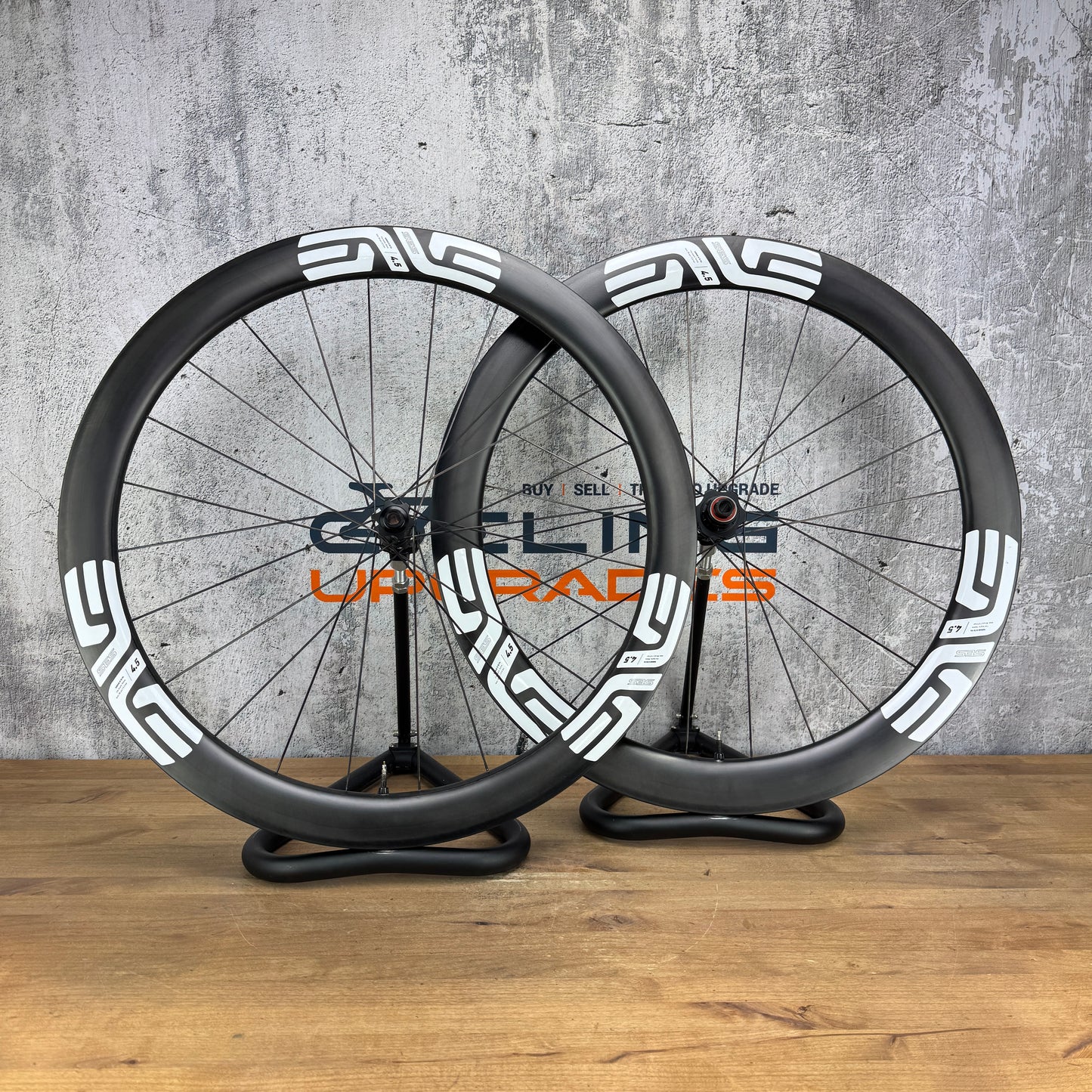 Enve SES 4.5 Innerdrive Carbon Tubeless Disc Brake Bike Wheelset 700c 1492g