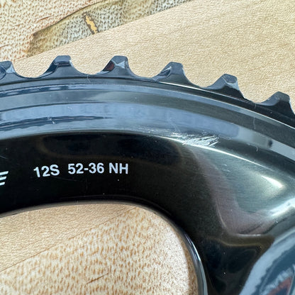 Shimano Dura-Ace R9200 52/36t 12-Speed 107BCD 4-Bolt Bike Chainring Set 150g