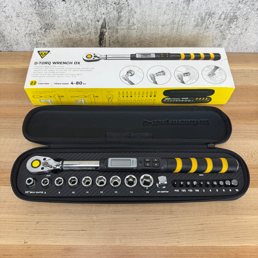 New! Topeak D-Torq DX 4-80NM Electronic Torque Wrench 436g MSRP $345