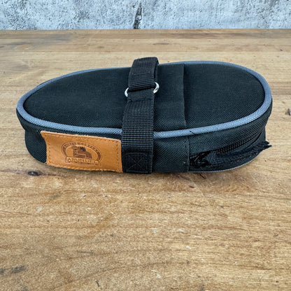 New! Arundel Tubi Cordura  Compact Storage Saddle Seat Bag Black 120g
