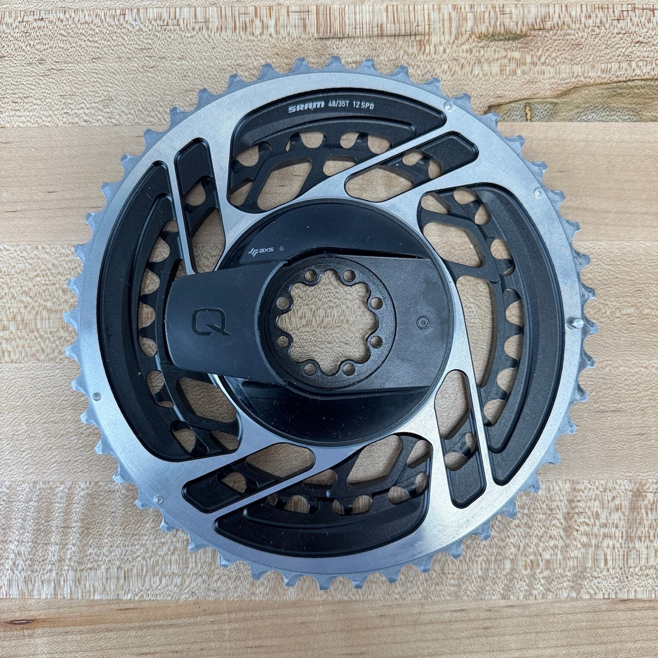 SRAM Red AXS D1 Quarq Power Meter 48/35t 8-Bolt 12-Speed Bike Chainring Set 273g