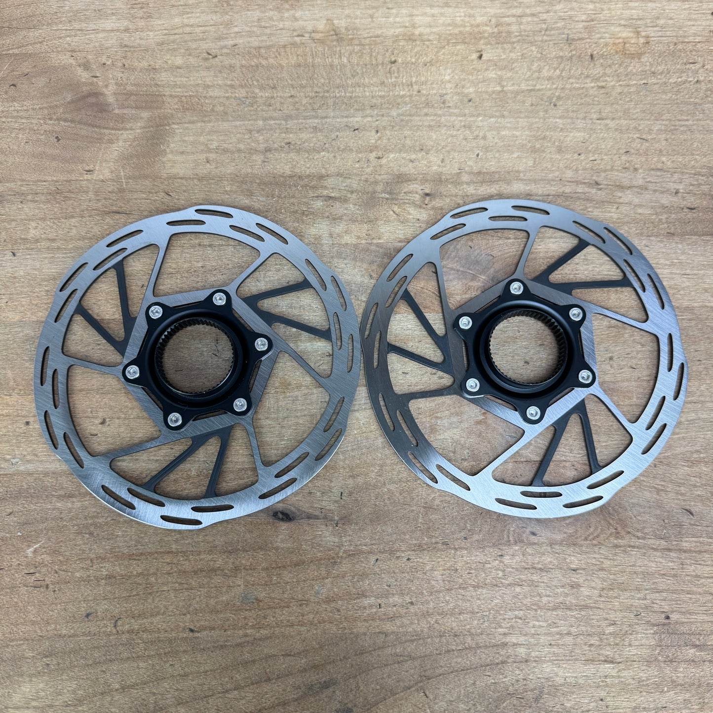 New! SRAM Paceline Center Mount 160mm Pair Bike Brake Rotors 323g MSRP $100