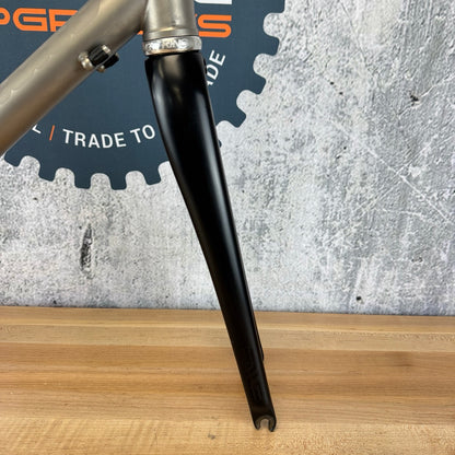 2014 Mosaic RT-1 54cm Titanium Rim Brake Road Frameset Chris King 700C 2062g