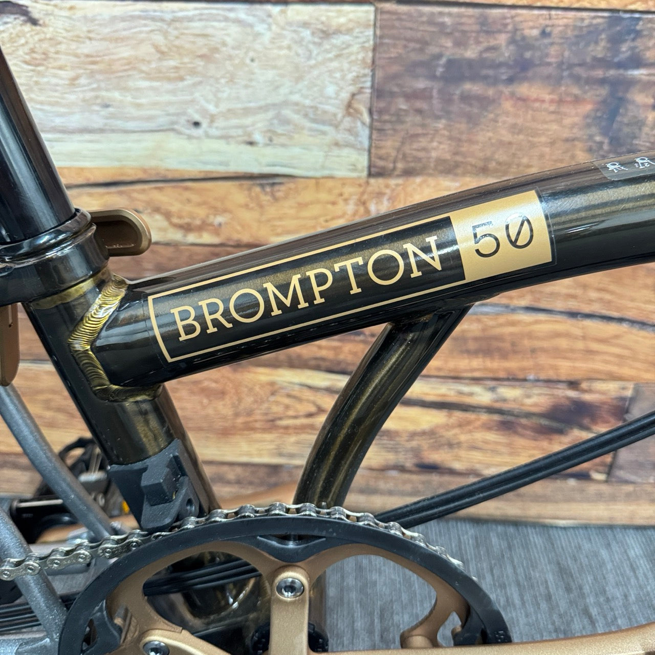 New! Brompton 50th Anniversary 1975 C-Line 12-Speed Folding Bicycle Size High