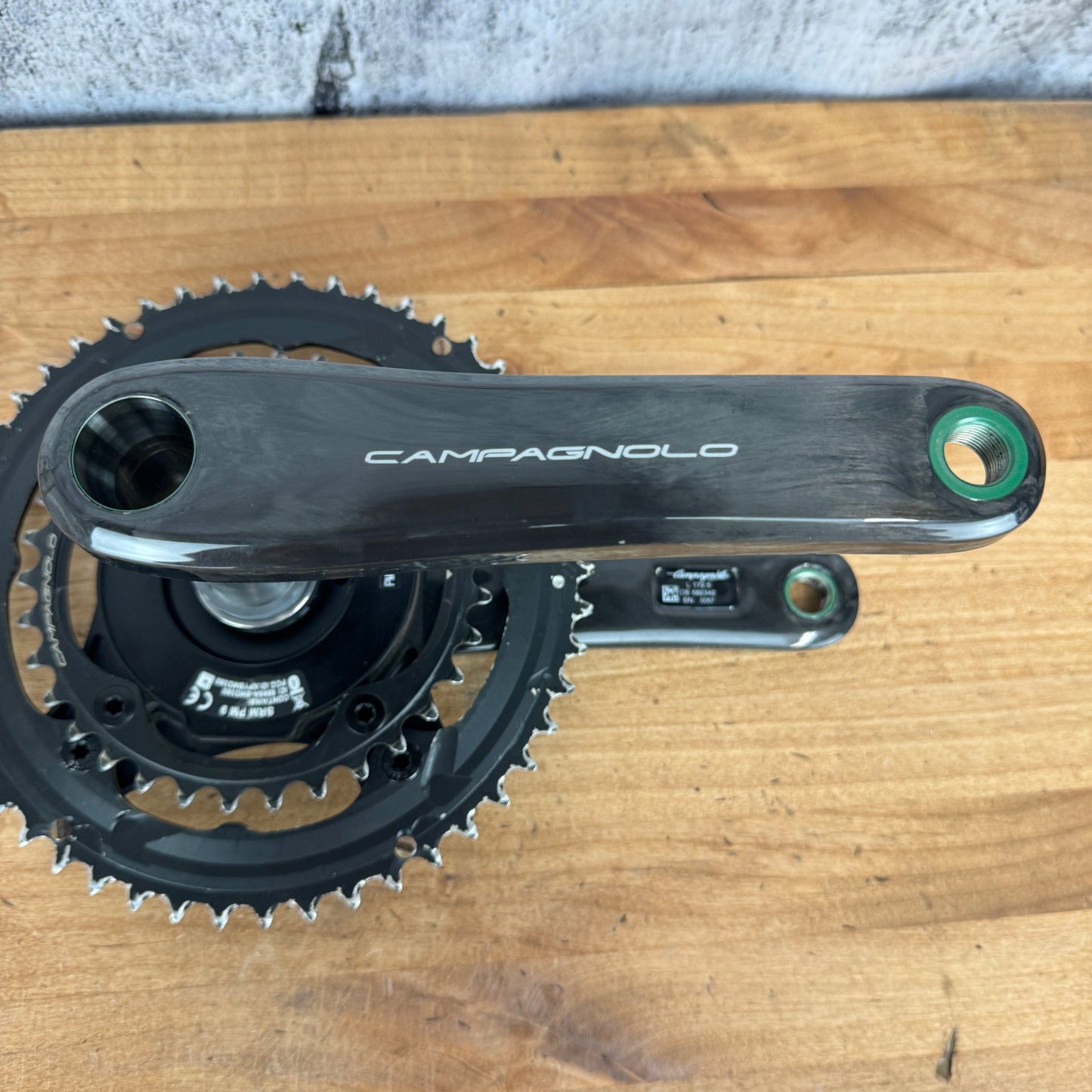 Campagnolo SRM PM9 172.5mm 50/34t 12-Speed Carbon Power Meter Bike Crankset
