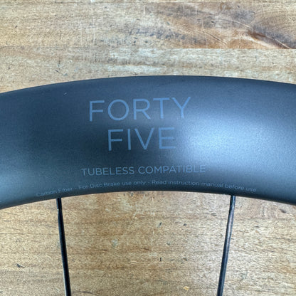 Black Inc Forty Five Carbon Disc Brake Tubeless Wheelset 700c 1588g CeramicSpeed