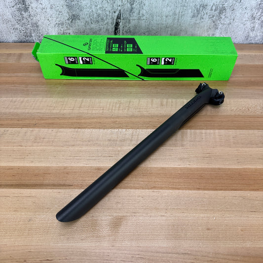 New! Syncros SP-R101-CF 0mm Offset 400mm Black Matte Seatpost 217g MSRP $300