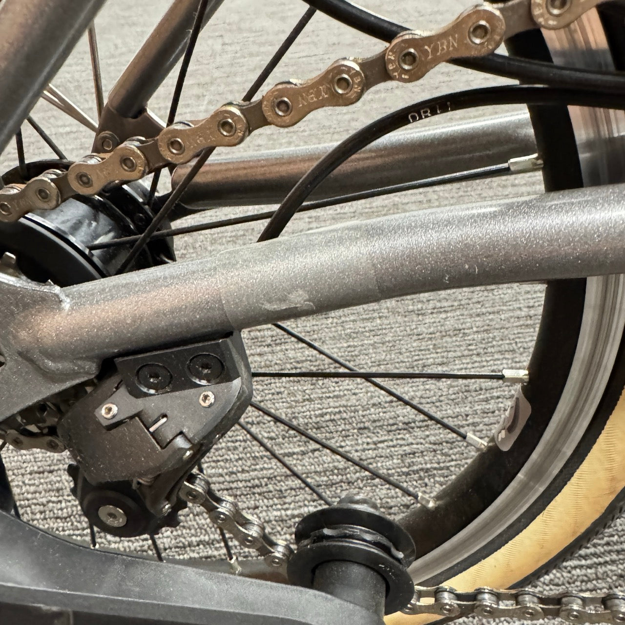 New! Brompton 50th Anniversary 1975 C-Line 12-Speed Folding Bicycle Size High