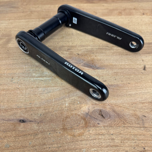 Low Mile! Rotor Aldhu 172.5mm Carbon 30mm spindle Crank Arms Bike Crankset 358g