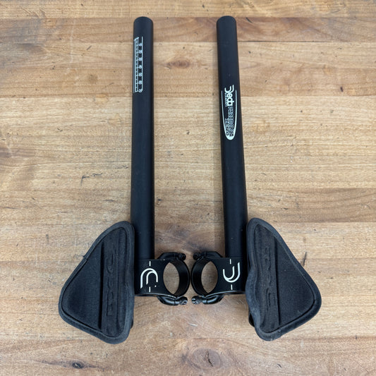 Deda Elementi Parabolica Zero Rise 31.8mm Alloy Clip-On Aero Extensions 380g