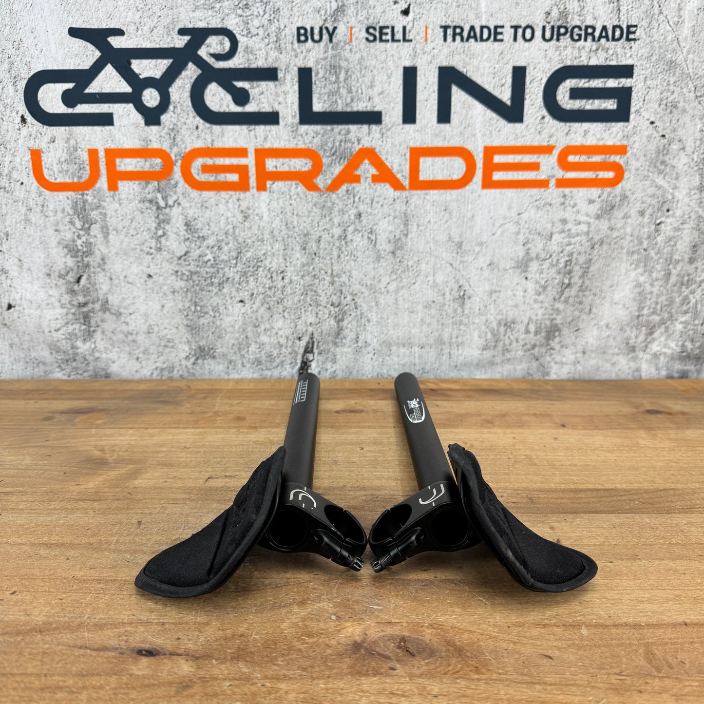 Deda Elementi Parabolica Zero Rise 31.8mm Alloy Clip-On Aero Extensions 380g