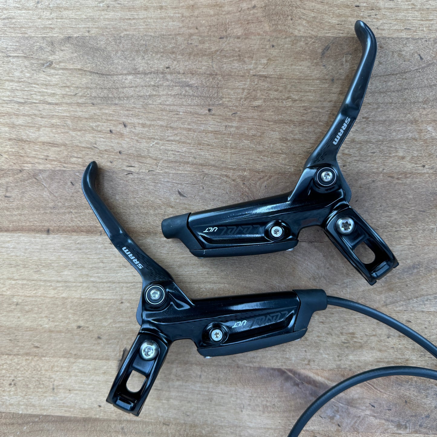 Low Mile! SRAM Level Ultimate 2-piston Caliper + Levers Hydraulic Disc Brake Set