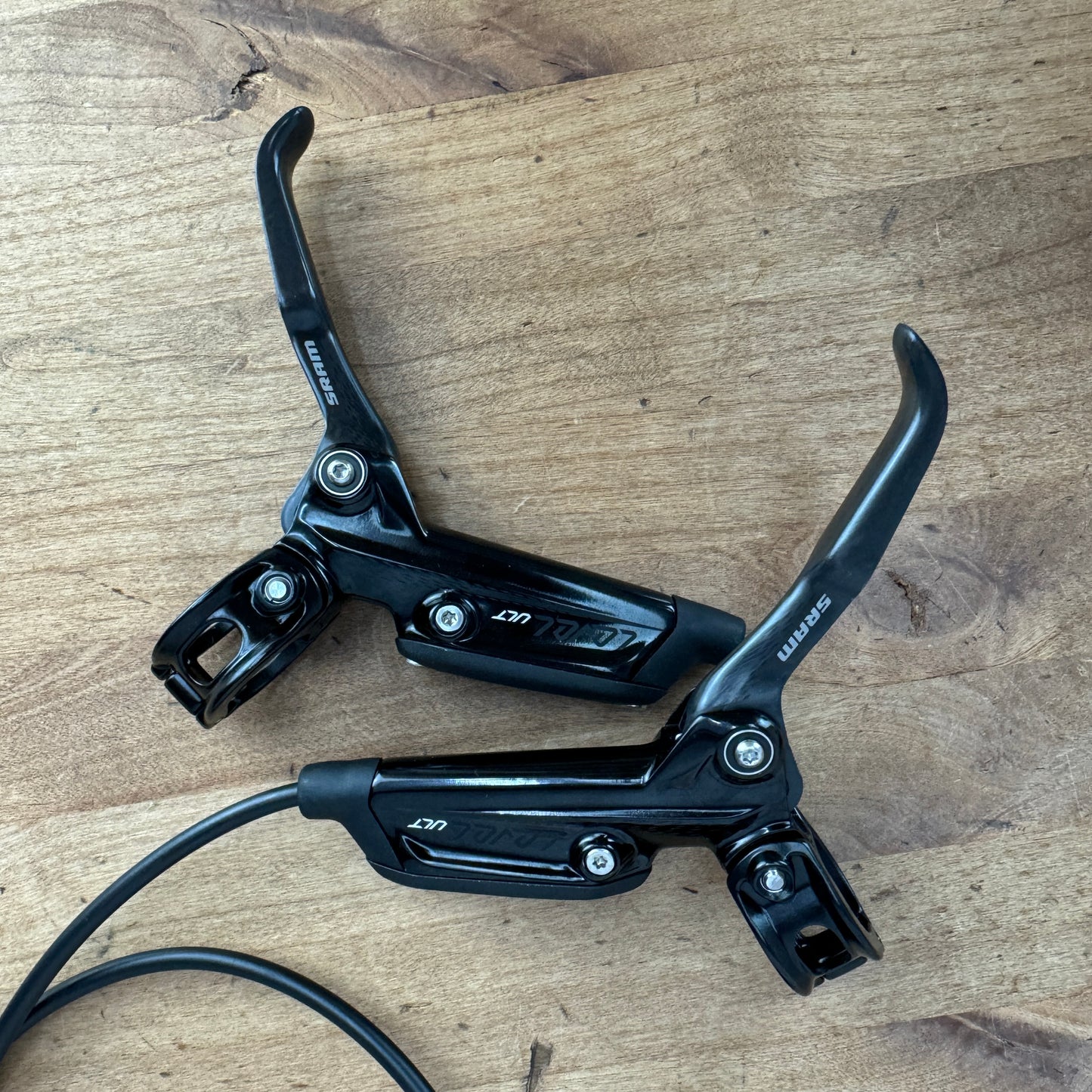Low Mile! SRAM Level Ultimate 2-piston Caliper + Levers Hydraulic Disc Brake Set