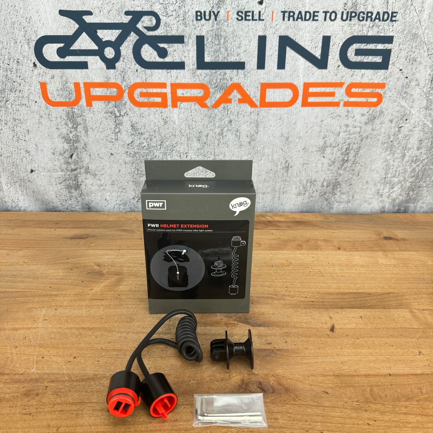 New! Knog PWR Accessories Helmet Bike Extension Mount
