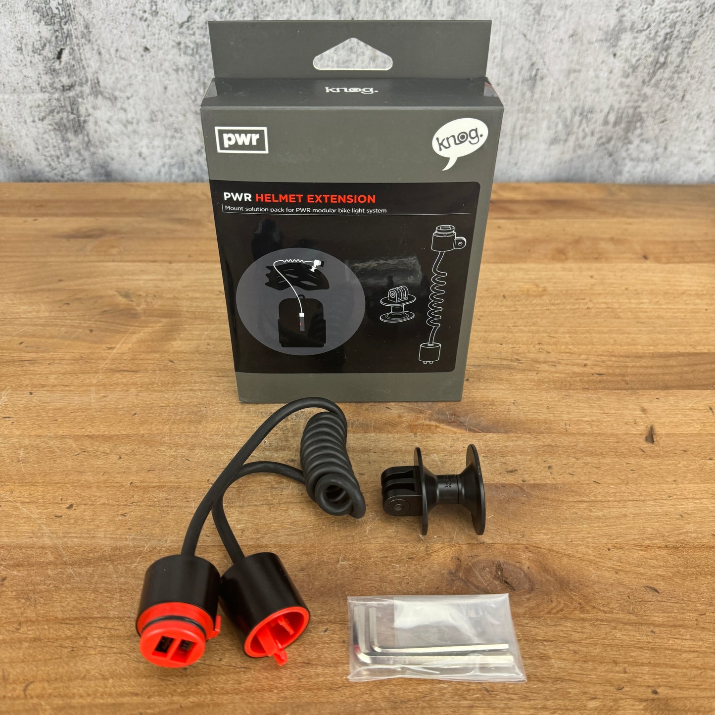 New! Knog PWR Accessories Helmet Bike Extension Mount