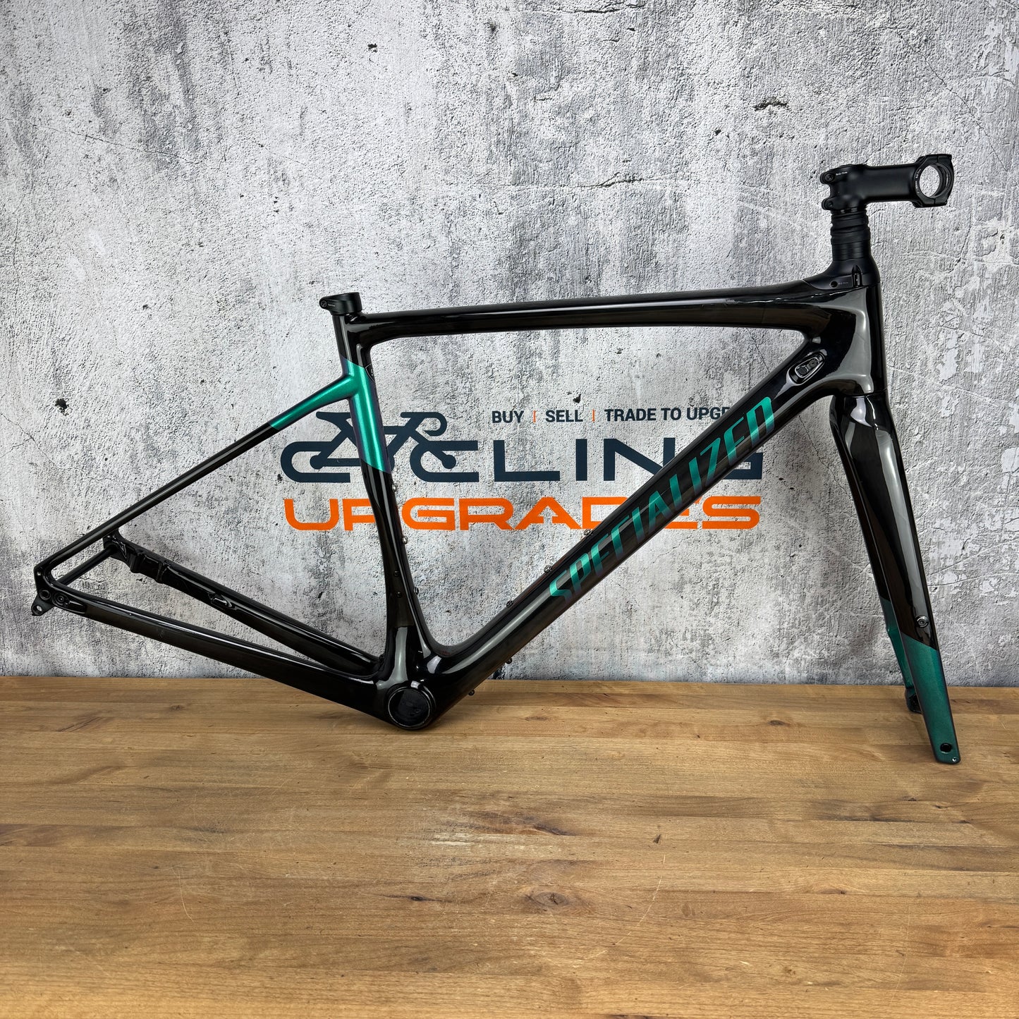 Low Mile! 2019 Specialized Diverge 54cm 9R Carbon Disc Frameset Future Shock 1.0