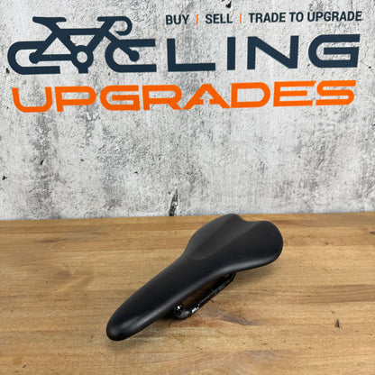 Low Mile! Morgaw Forage Evo 130mm 7x9mm Carbon Rails Bike Saddle 199g