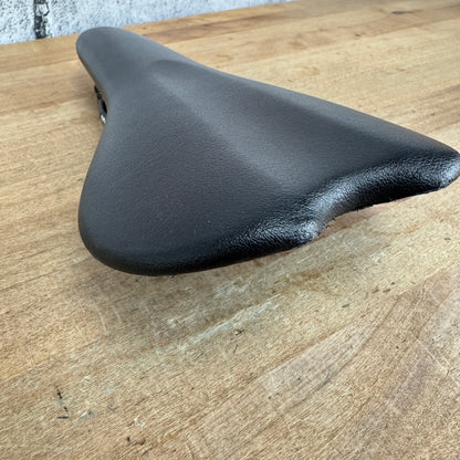 Low Mile! Morgaw Forage Evo 130mm 7x9mm Carbon Rails Bike Saddle 199g
