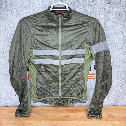 Rapha Brevet Insulated Men's Medium Green Cycling Jacket 280g