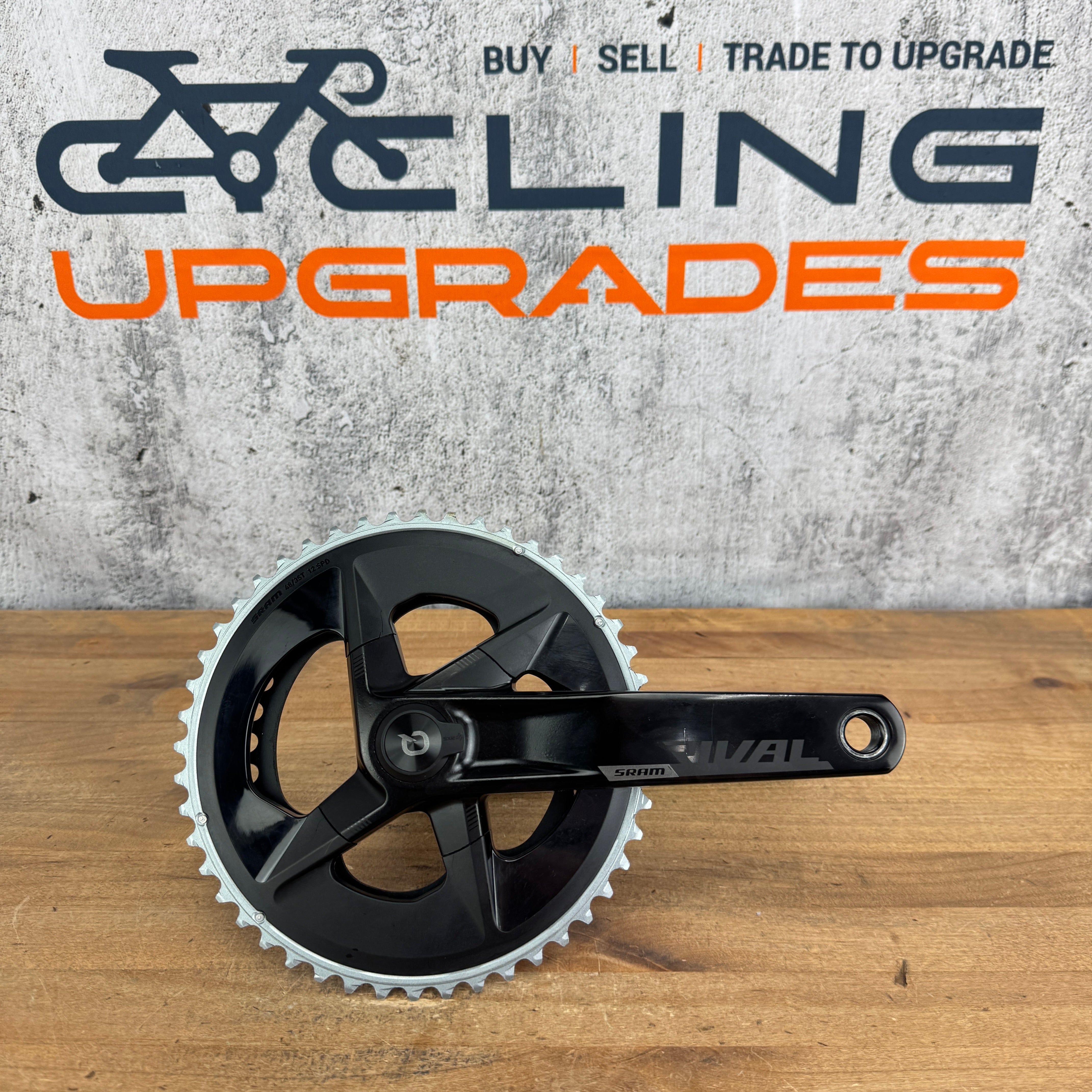 Low Mile! SRAM Rival AXS 175mm 48/35 12-Speed Quarq Power Meter