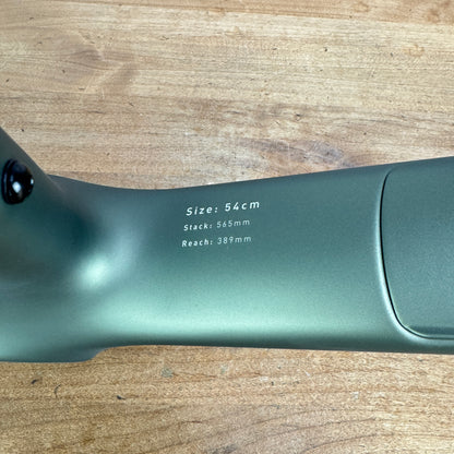 New! 2025 Enve Mog Topo Green 54cm Carbon Gravel Bike Frameset 700c