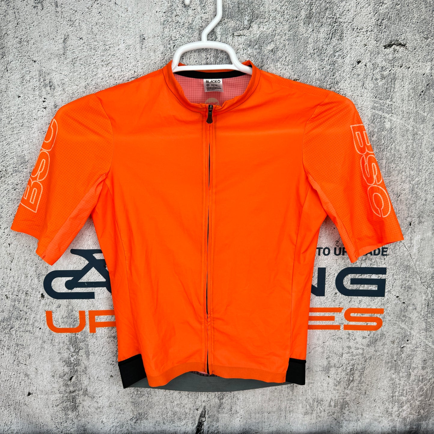 Light Use! Black Sheep Vortex Pro Men's Medium Orange Cycling Jersey 80g Ultralight