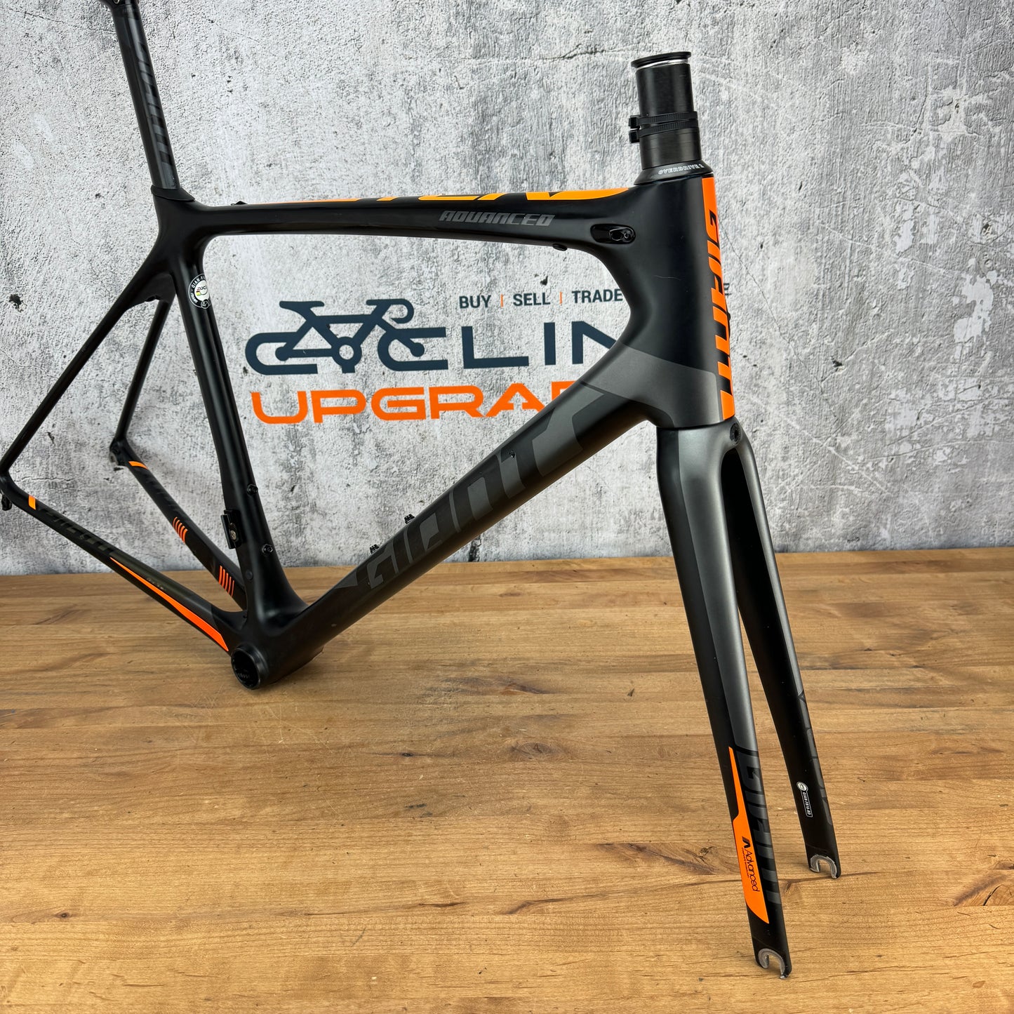 2016 Giant TCR Advanced Medium (55cm TT) Rim Brake Carbon Frameset 700c