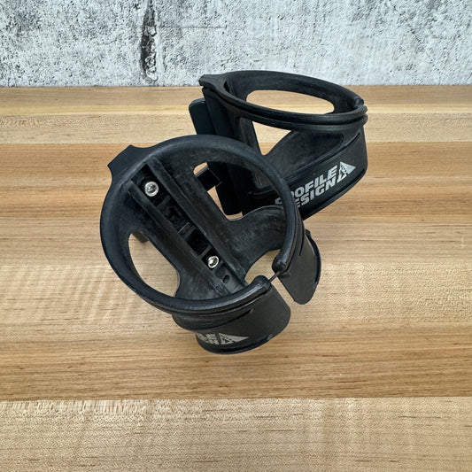 Profile Design Aqua Rack Seatpost Dual Water Bottle Cages Mount + Cages