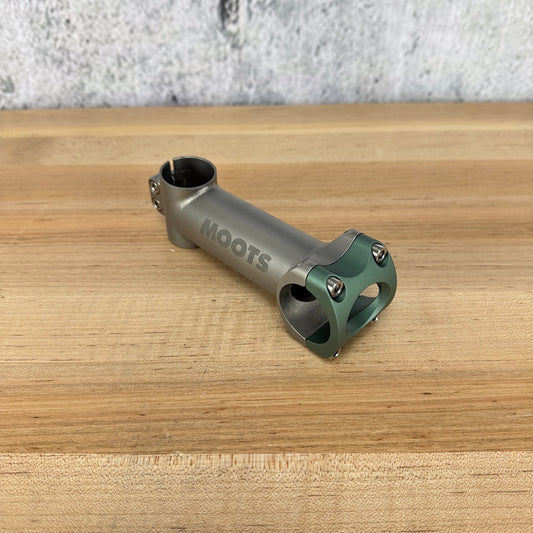 Moots Ti Matte Jade 110mm 31.8mm x 1 1/8" Bike Stem w/ Titanium Bolt Upgrade